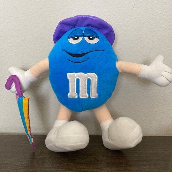 Blue M & M Character Plush - Picture 1 of 6